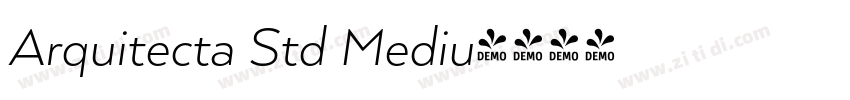 Arquitecta Std Mediu字体转换 Arquitecta Std Mediu字体转换